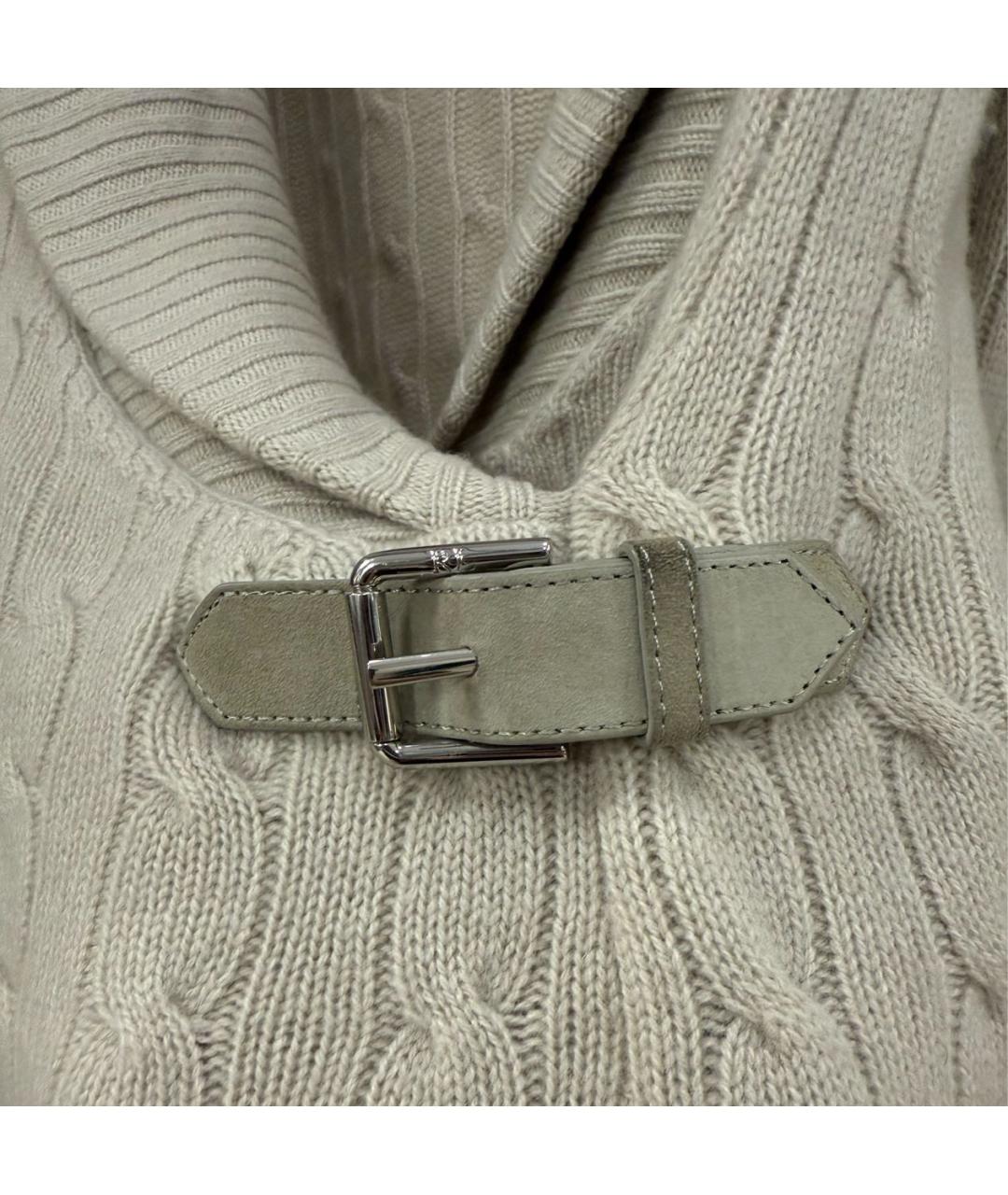 RALPH LAUREN Серый кашемировый джемпер / свитер, фото 4