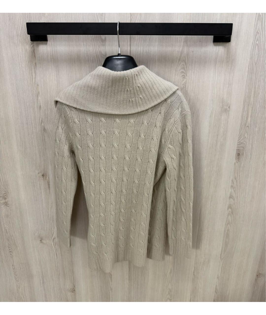 RALPH LAUREN Серый кашемировый джемпер / свитер, фото 2