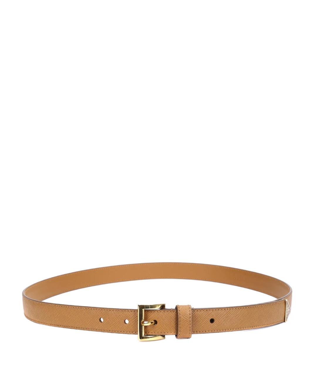 PRADA Коричневый кожаный ремень, фото 2