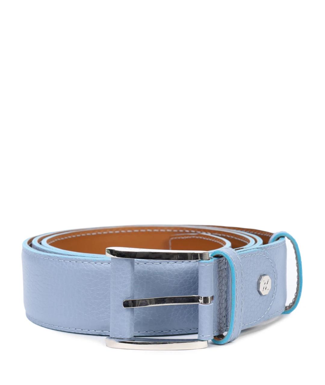 ARTIOLI Голубой кожаный ремень, фото 1