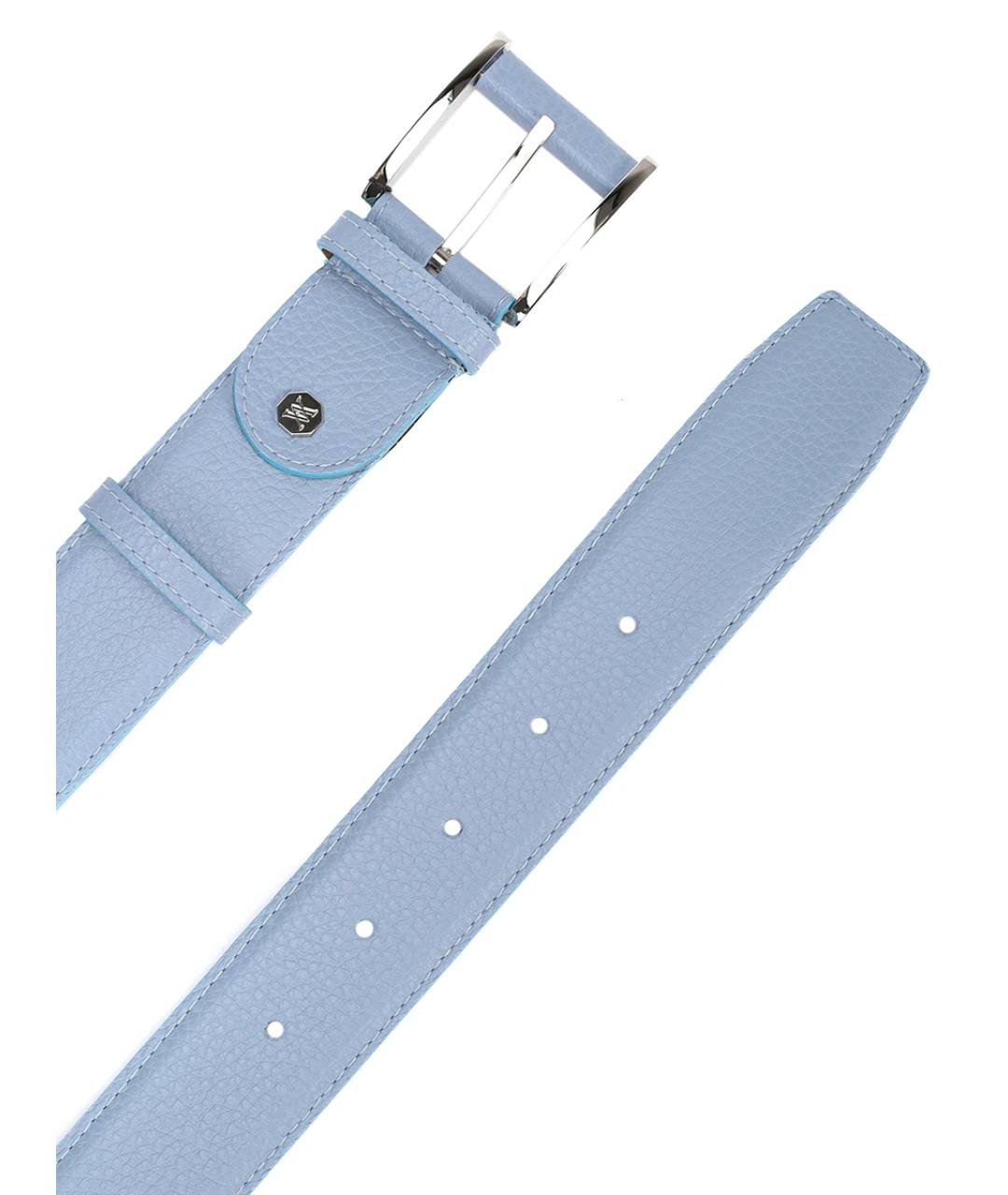 ARTIOLI Голубой кожаный ремень, фото 3