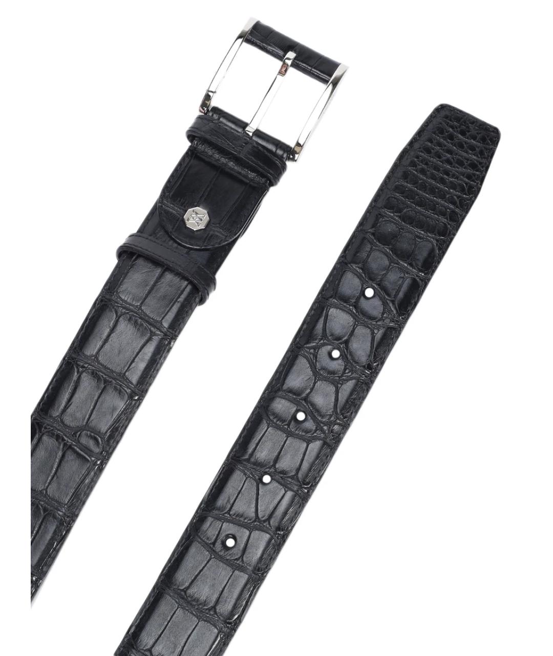 ARTIOLI Черный кожаный ремень, фото 3