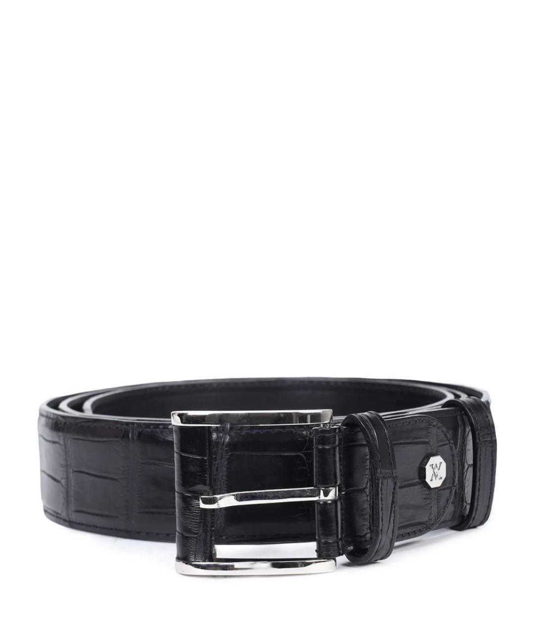 ARTIOLI Черный кожаный ремень, фото 1