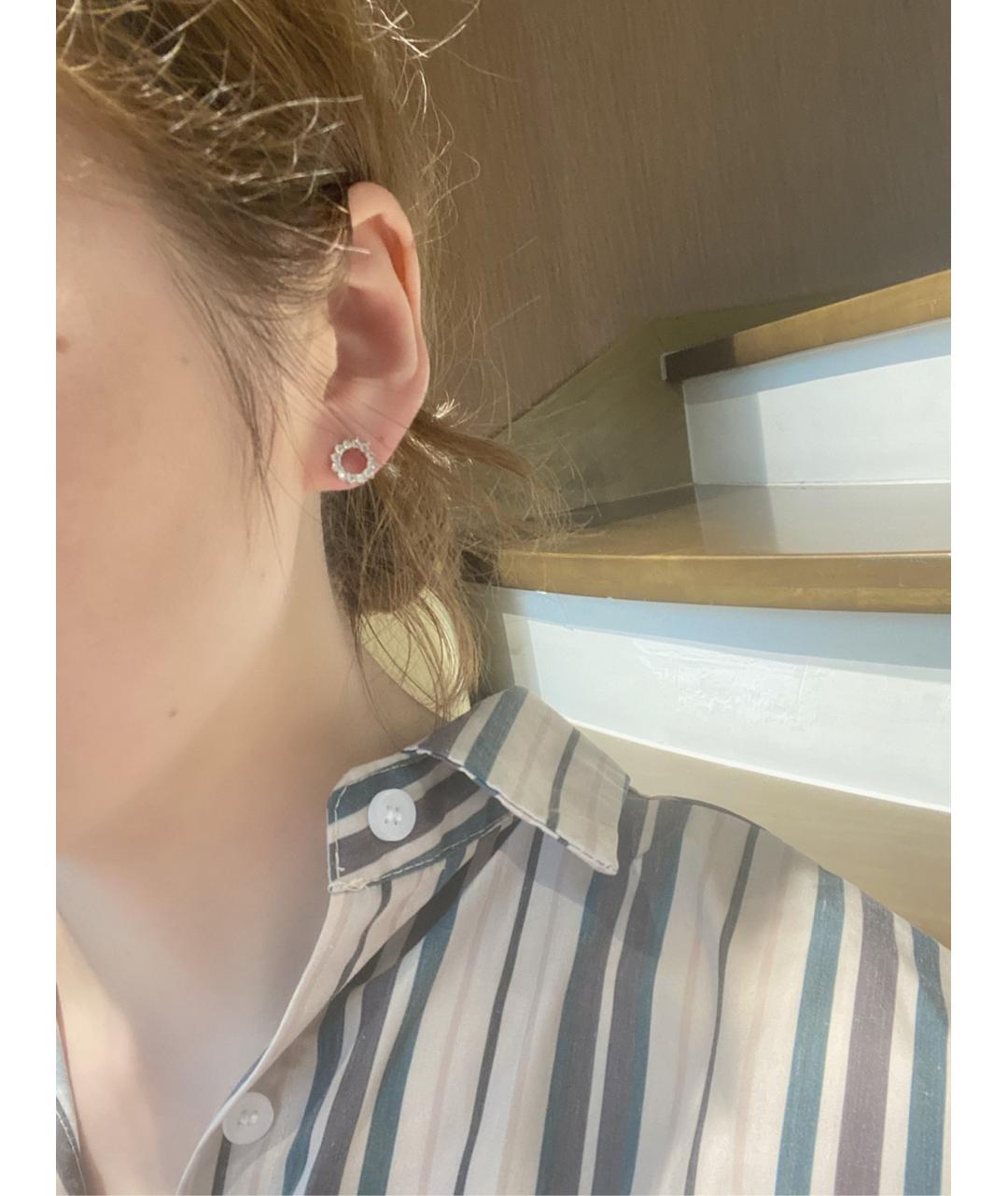 TIFFANY&CO Серебряные платиновые серьги, фото 4