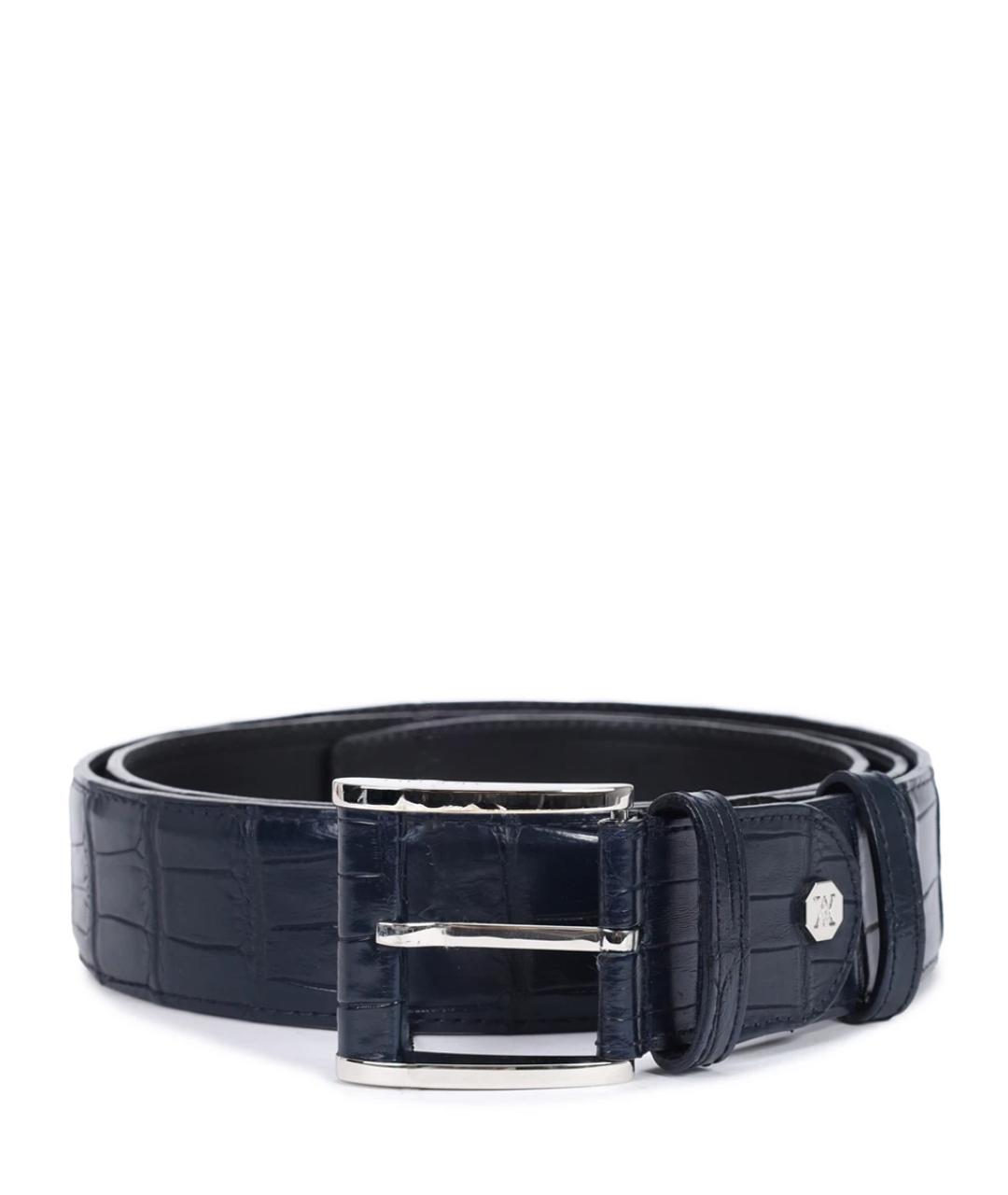 ARTIOLI Синий кожаный ремень, фото 1