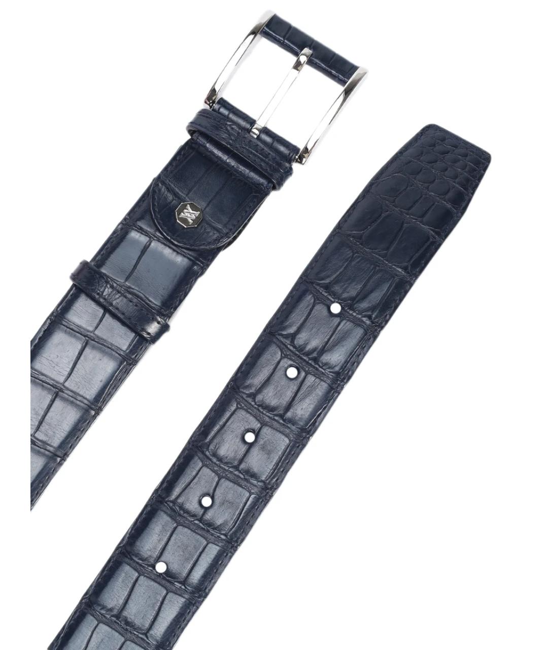 ARTIOLI Синий кожаный ремень, фото 3