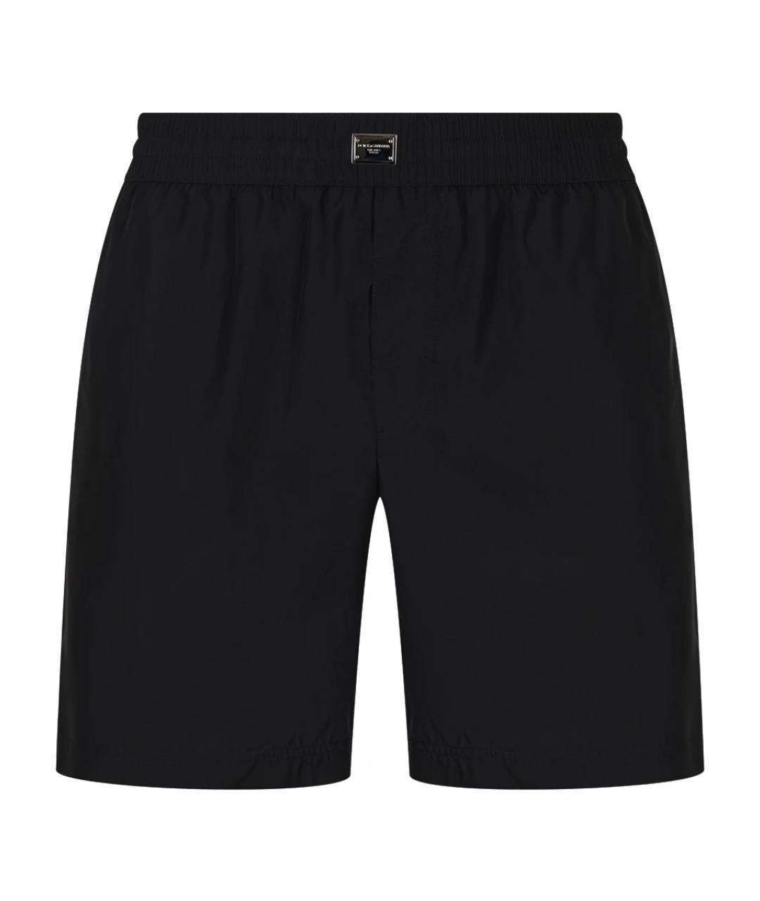 DOLCE&GABBANA Черные полиамидовые шорты, фото 1