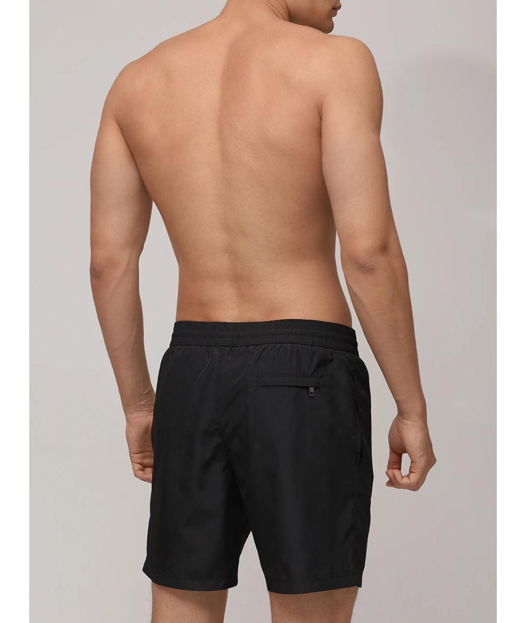 DOLCE&GABBANA Черные полиамидовые шорты, фото 3