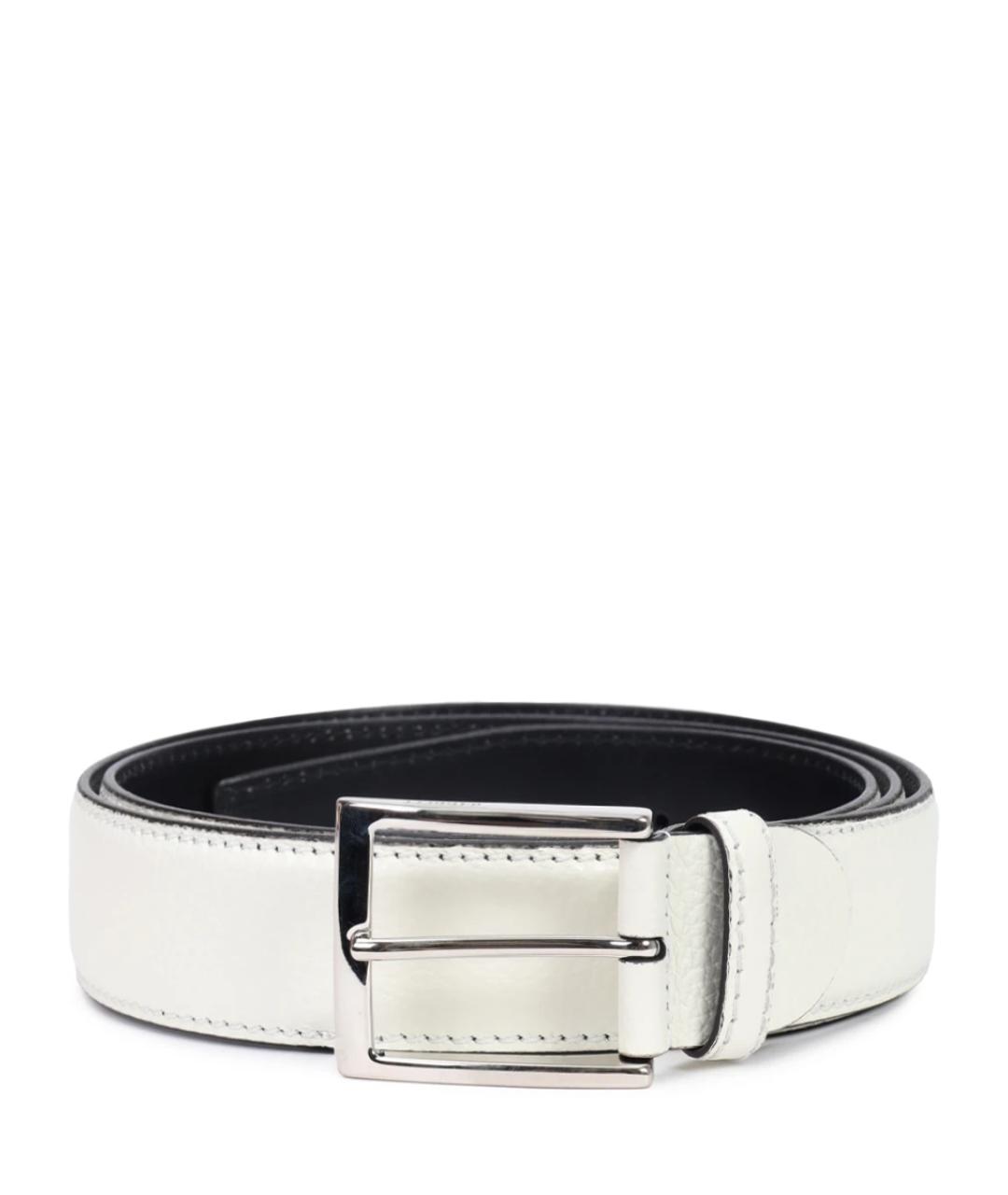 BARRETT Белый кожаный ремень, фото 1