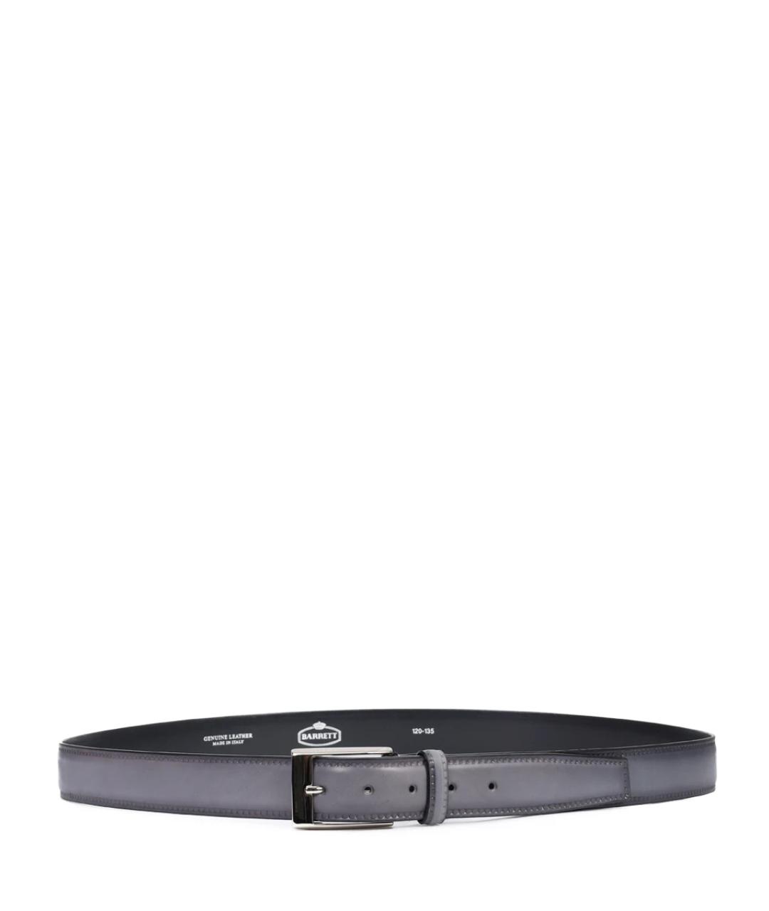BARRETT Серый кожаный ремень, фото 2