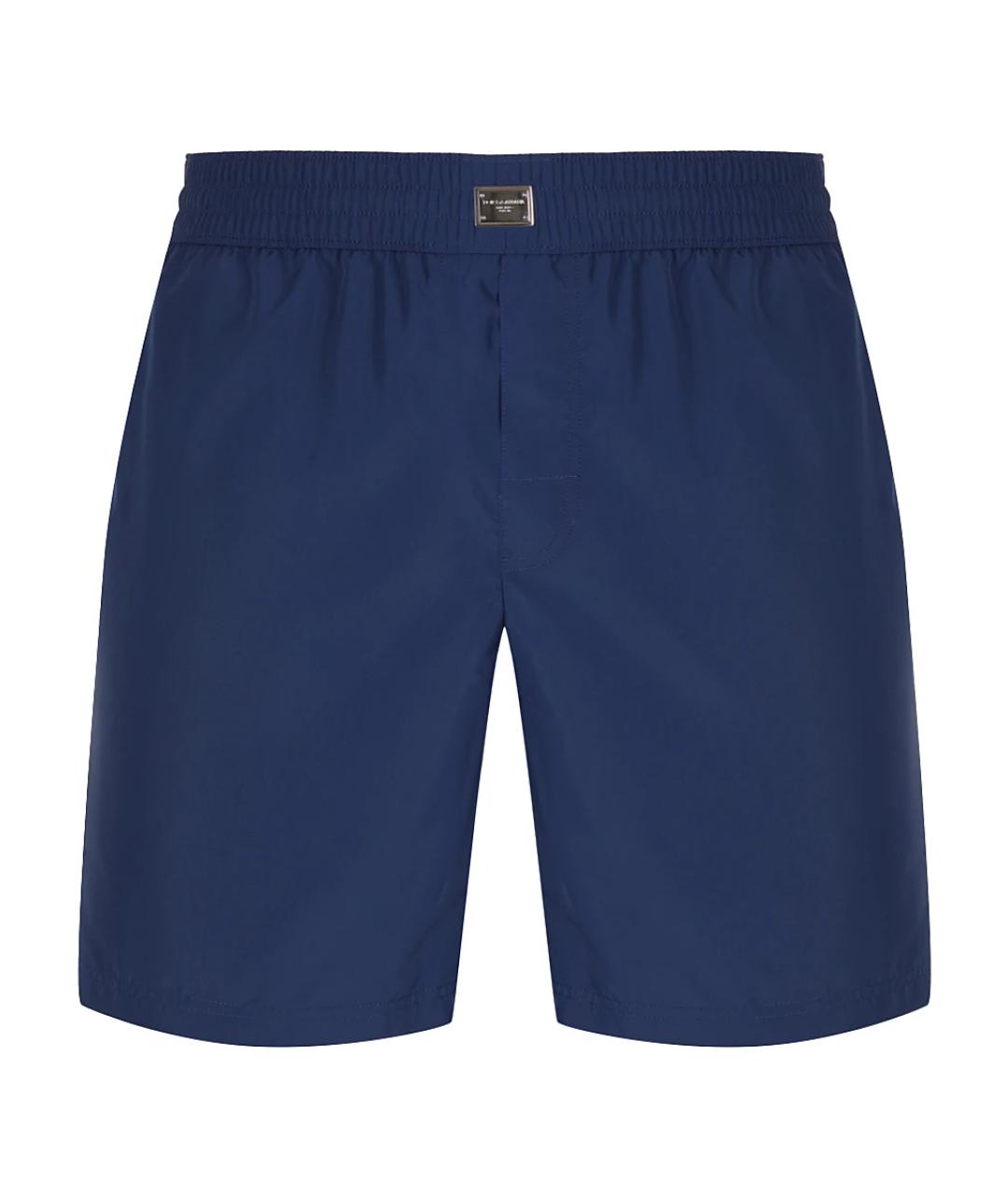 DOLCE&GABBANA Синие полиамидовые шорты, фото 1