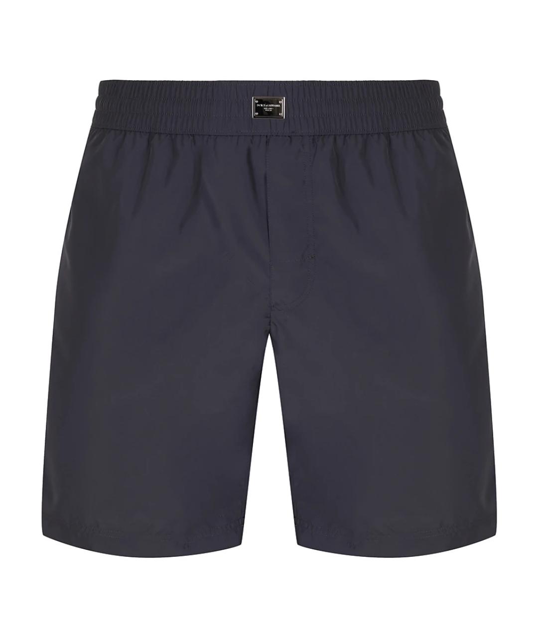 DOLCE&GABBANA Серые полиамидовые шорты, фото 1