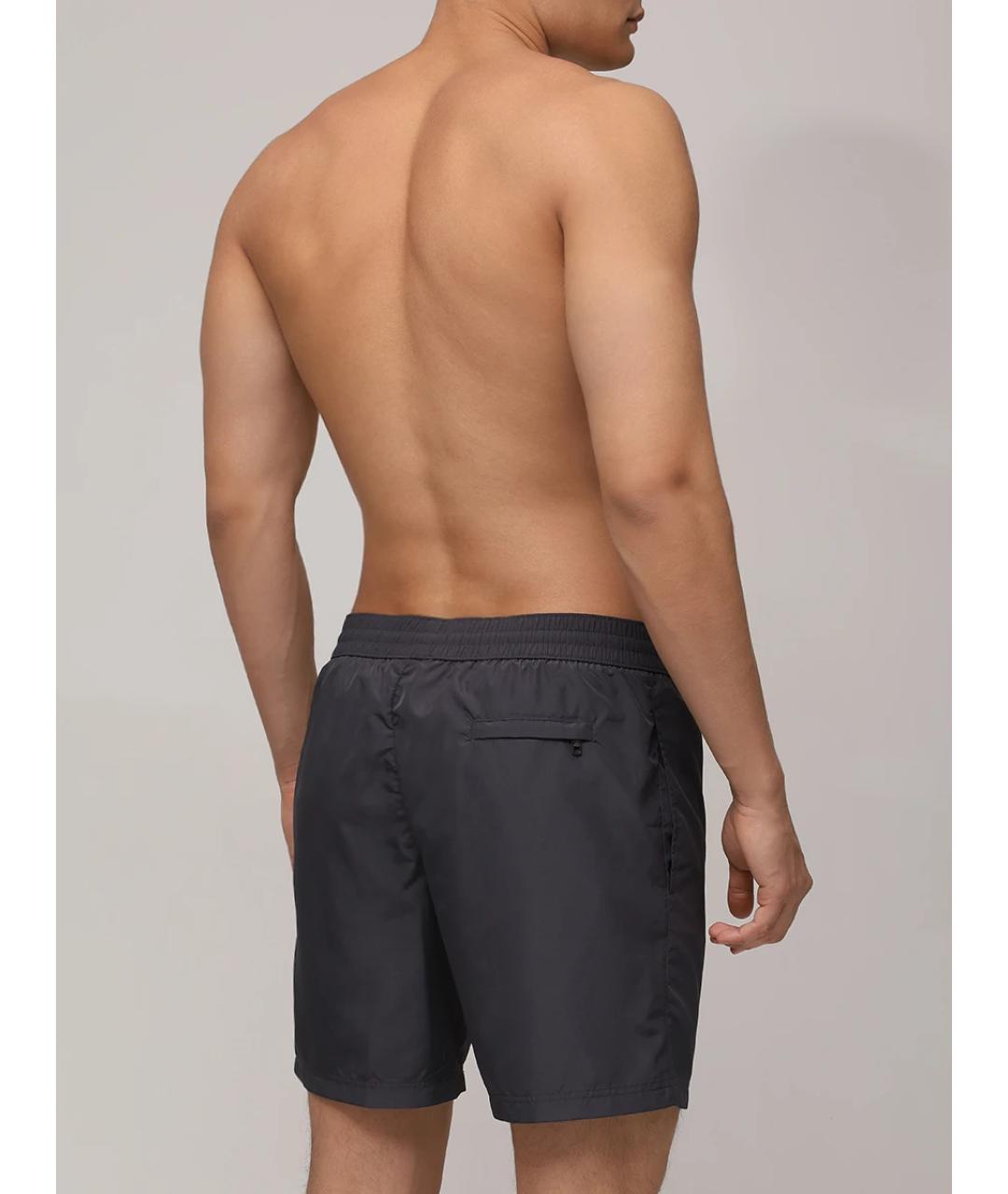 DOLCE&GABBANA Серые полиамидовые шорты, фото 3