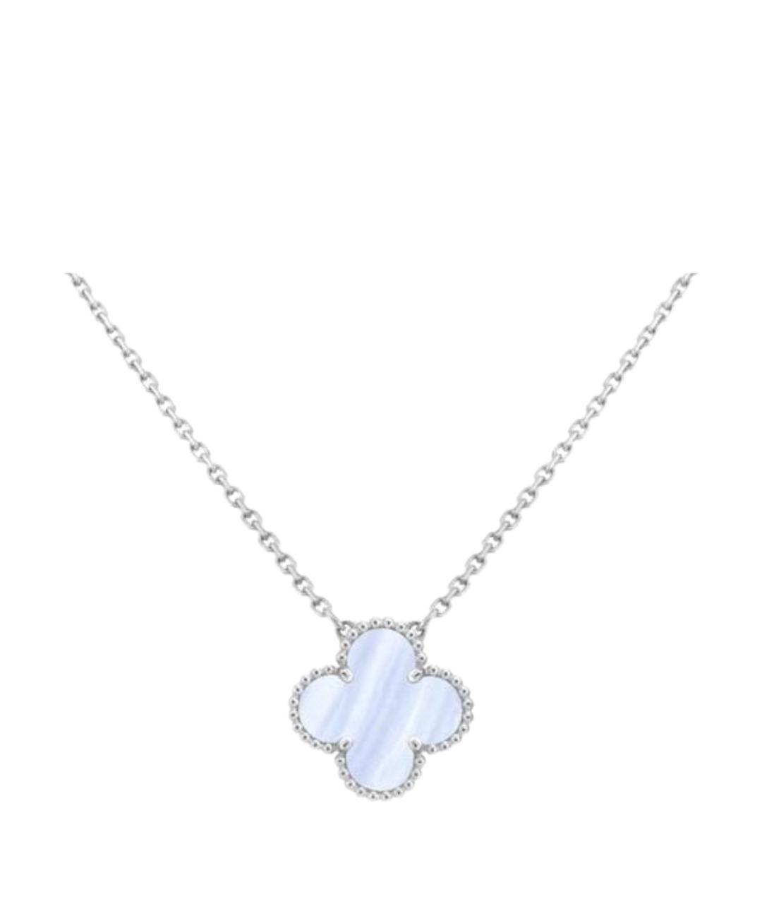 VAN CLEEF & ARPELS Голубой кулон из белого золота, фото 1