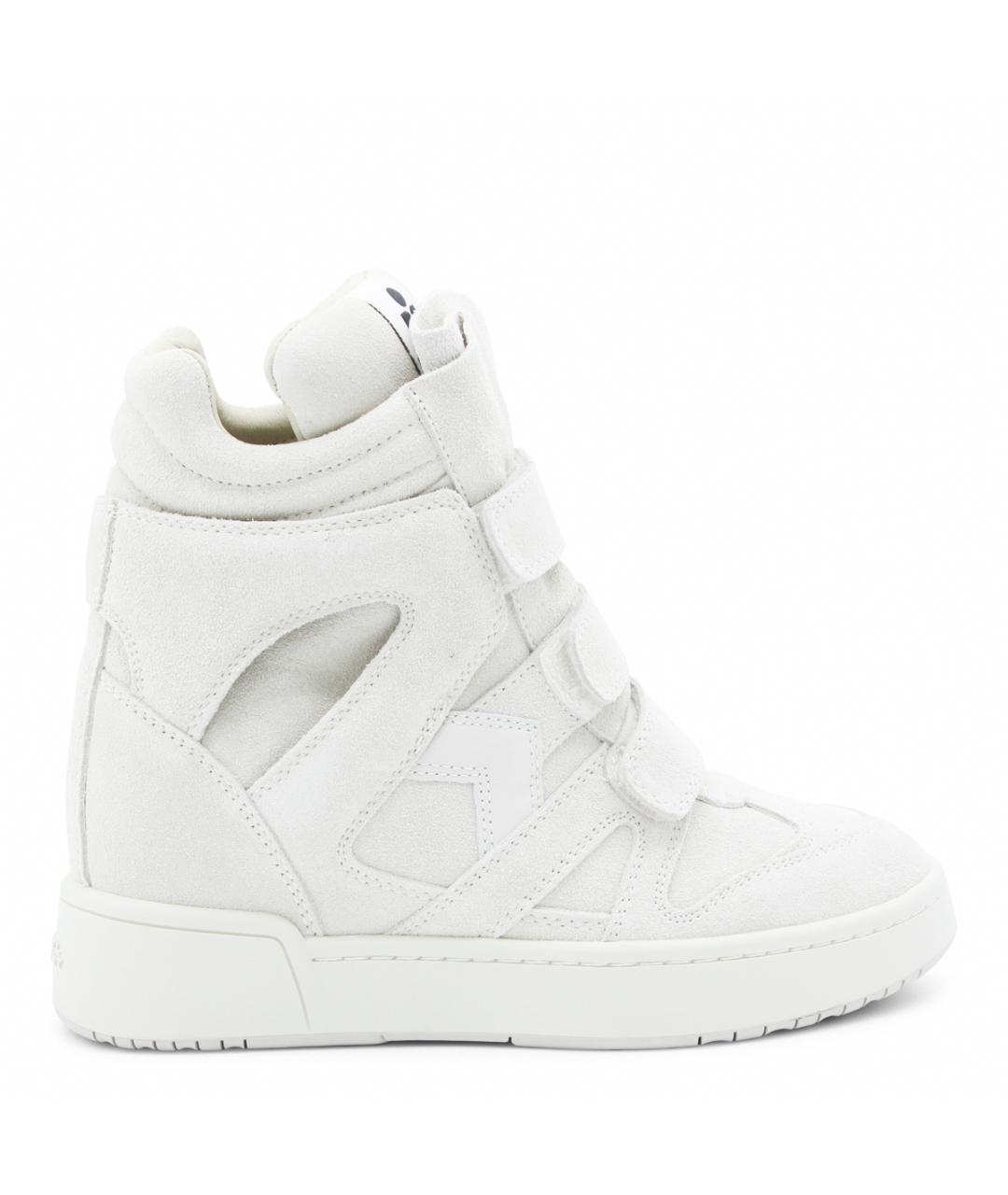 ISABEL MARANT Белые кожаные кроссовки, фото 2