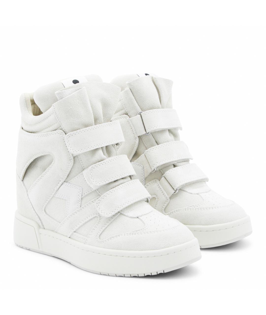 ISABEL MARANT Белые кожаные кроссовки, фото 3