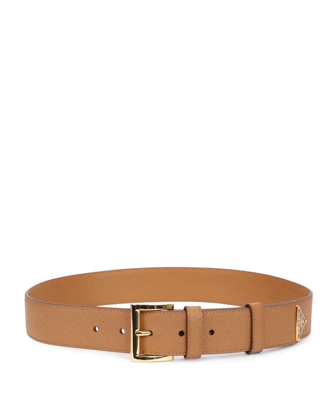 PRADA Коричневый кожаный ремень, фото 2