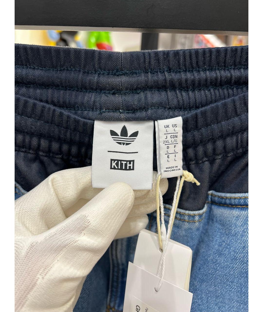 KITH Темно-синие хлопковые джинсы, фото 5