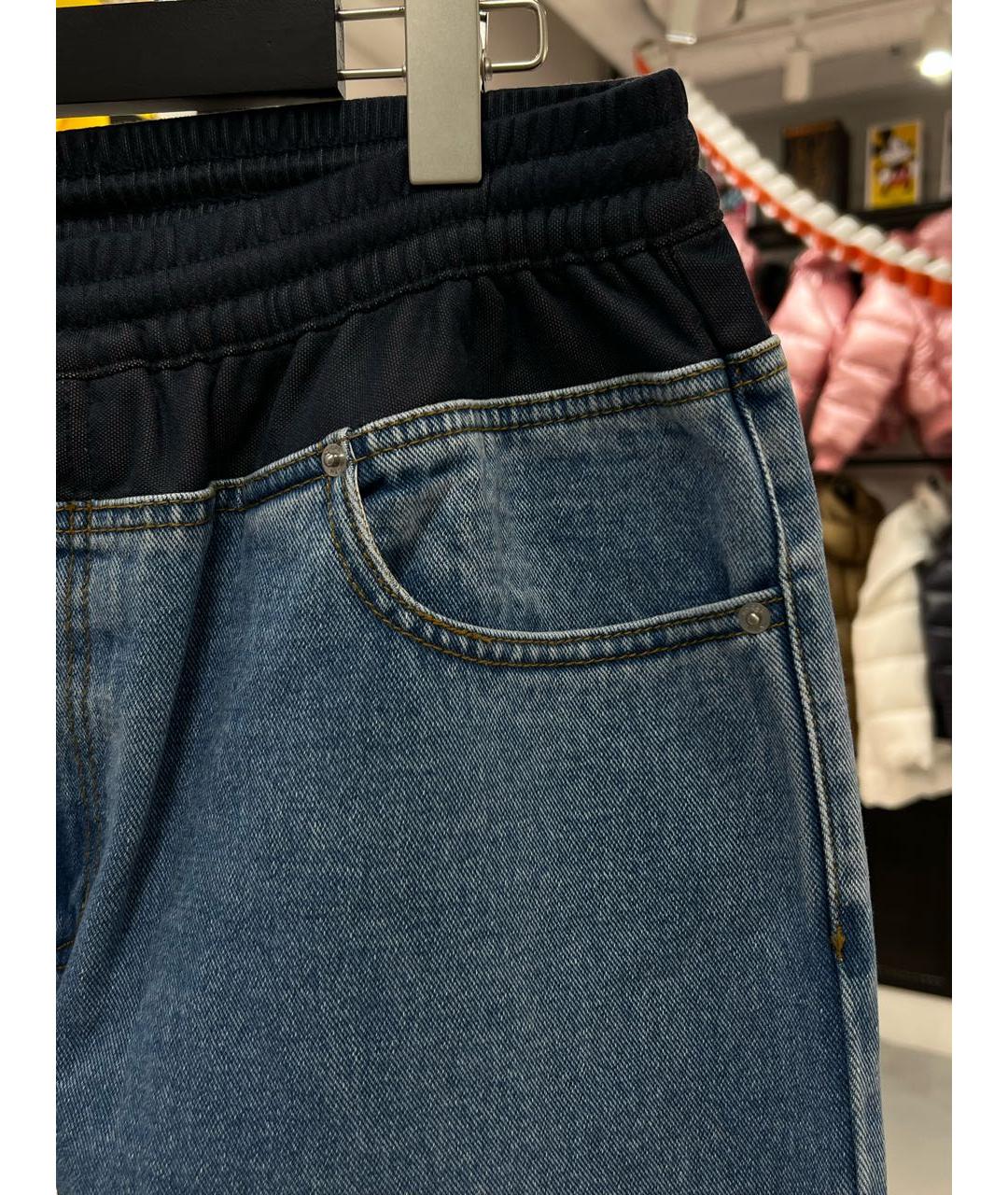 KITH Темно-синие хлопковые джинсы, фото 3