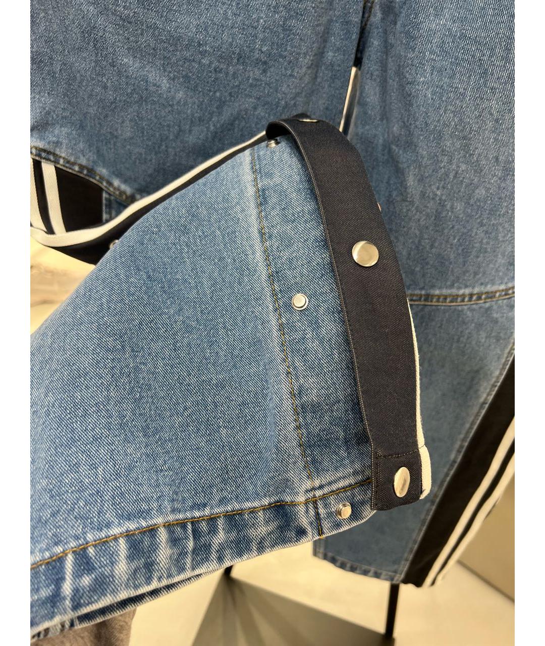 KITH Темно-синие хлопковые джинсы, фото 4