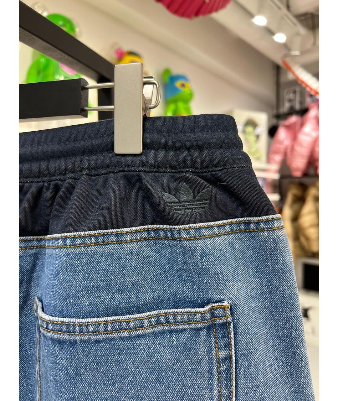 KITH Темно-синие хлопковые джинсы, фото 6
