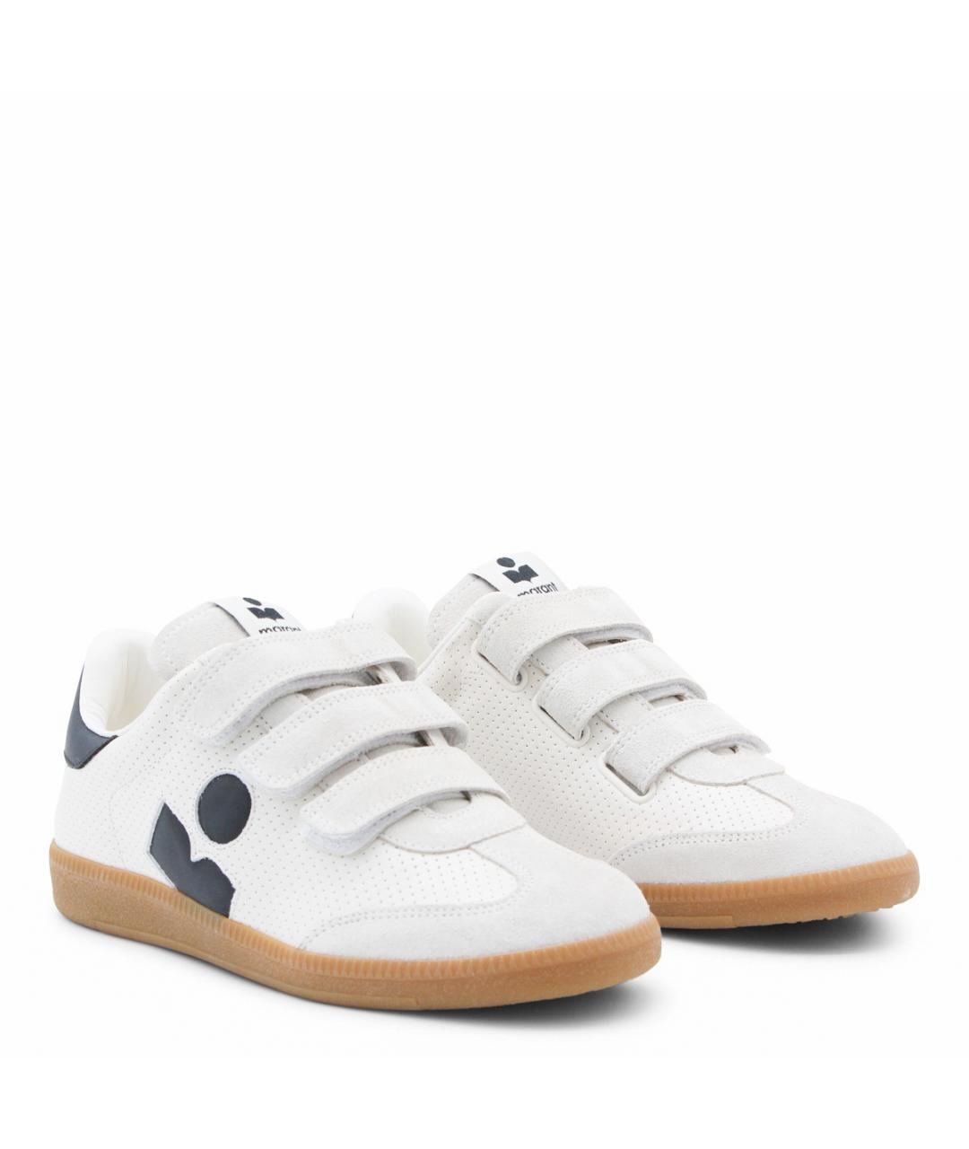 ISABEL MARANT Белые кожаные кеды, фото 2