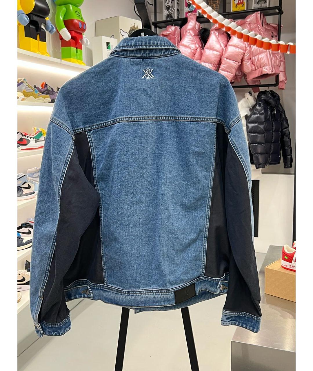 KITH Темно-синяя деним куртка, фото 2