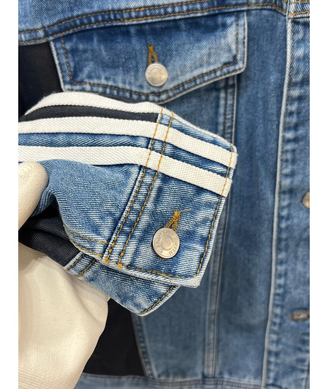 KITH Темно-синяя деним куртка, фото 4