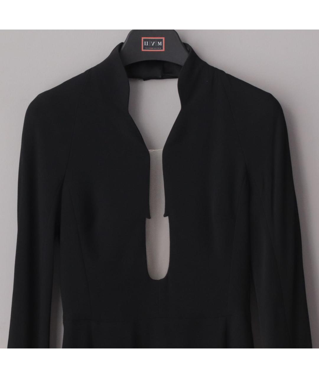 TOM FORD Черное вискозное коктейльное платье, фото 4