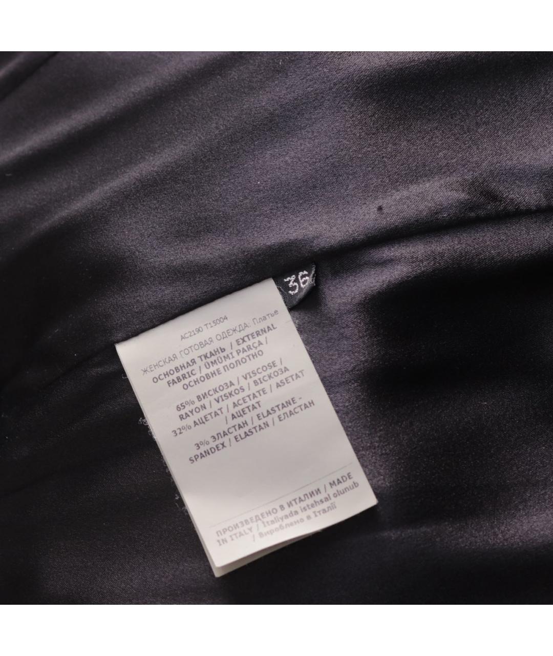 TOM FORD Черное вискозное коктейльное платье, фото 8