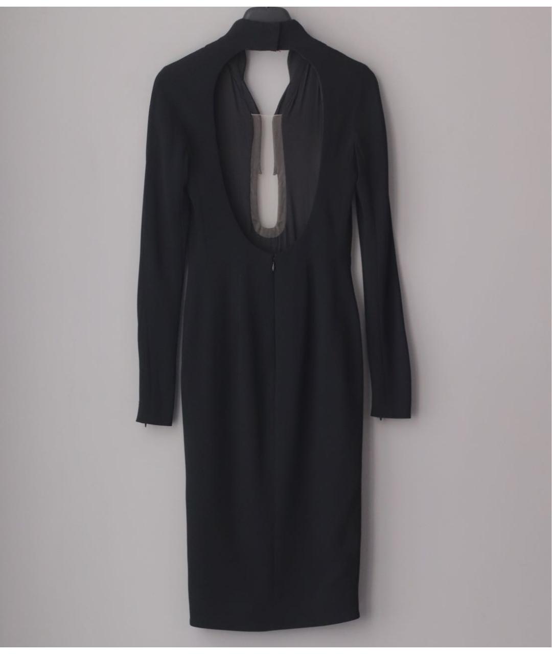 TOM FORD Черное вискозное коктейльное платье, фото 2