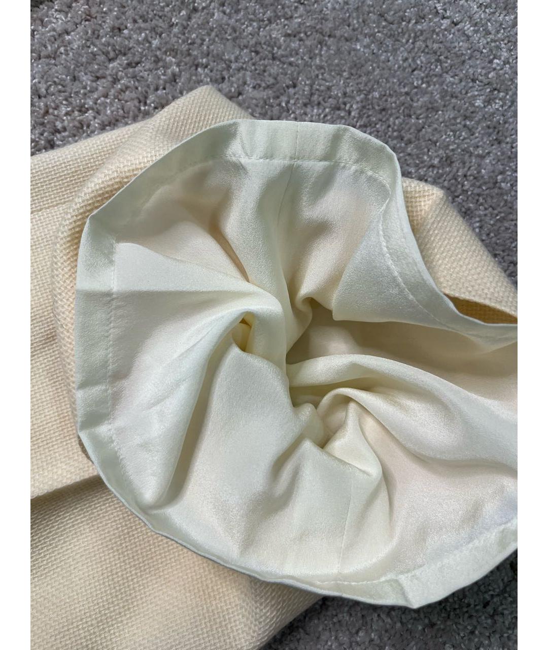 VALENTINO Бежевые шерстяные брюки широкие, фото 8