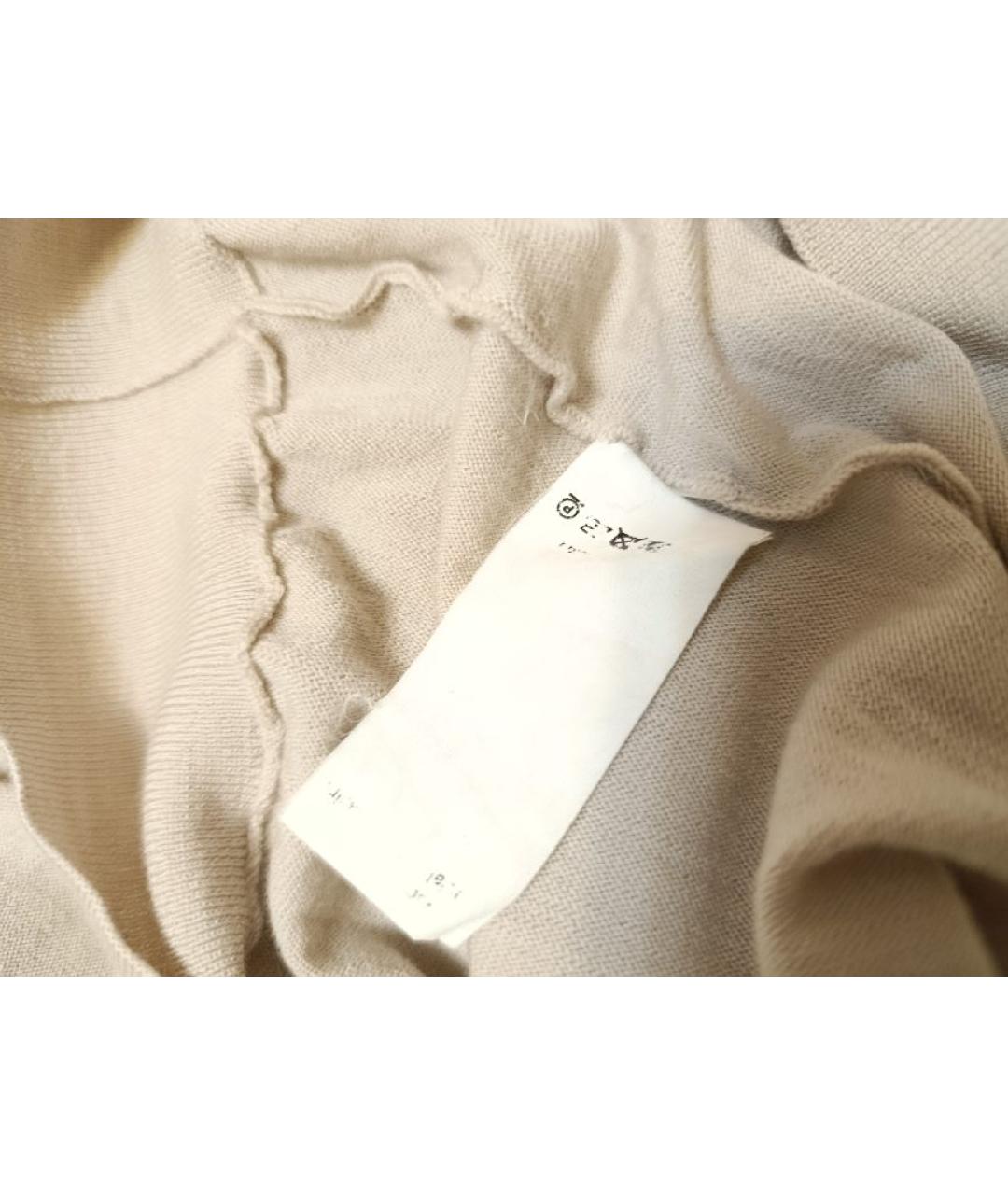 LANVIN Бежевый шерстяной джемпер / свитер, фото 5