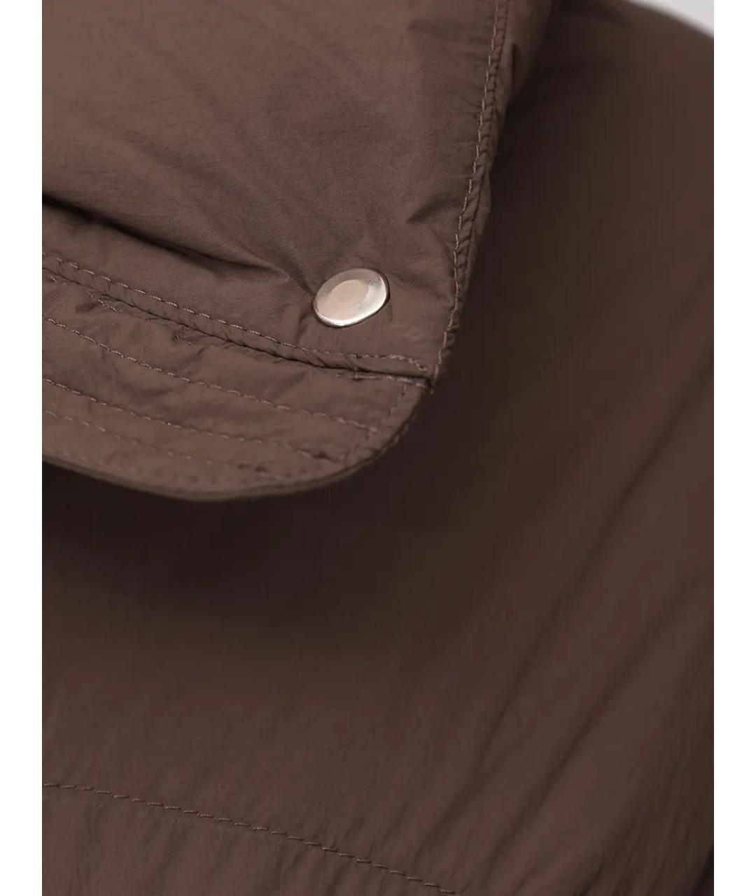 BACON Коричневый полиамидовый пуховик, фото 6