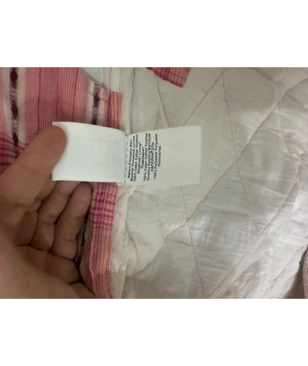 ISABEL MARANT ETOILE Розовая хлопковая куртка, фото 4