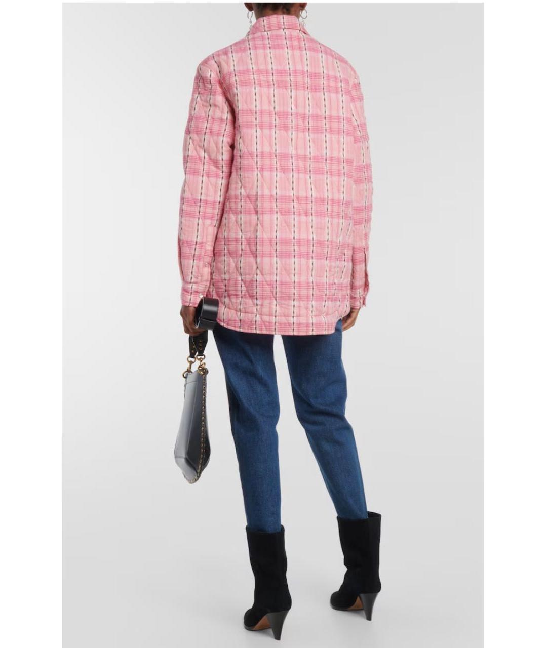 ISABEL MARANT ETOILE Розовая хлопковая куртка, фото 8