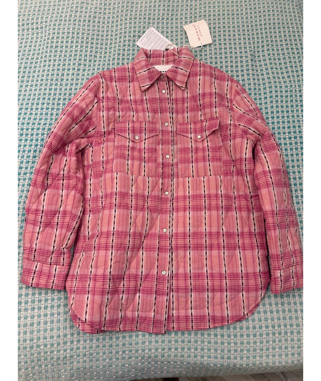 ISABEL MARANT ETOILE Розовая хлопковая куртка, фото 2