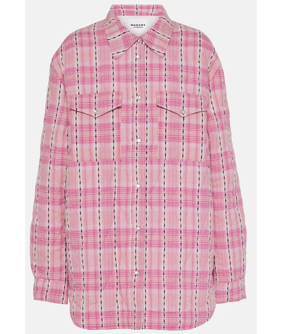 ISABEL MARANT ETOILE Розовая хлопковая куртка, фото 9