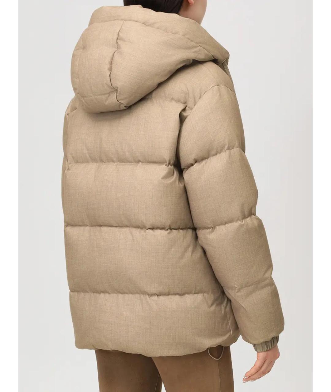 MC2 SAINT BARTH Бежевый полиэстеровый пуховик, фото 3