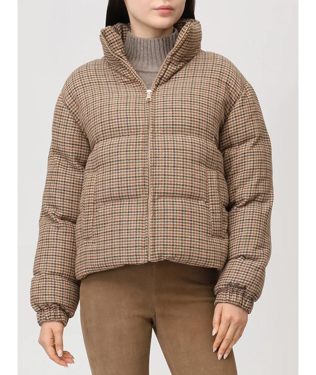 MC2 SAINT BARTH Коричневая полиэстеровая куртка, фото 4