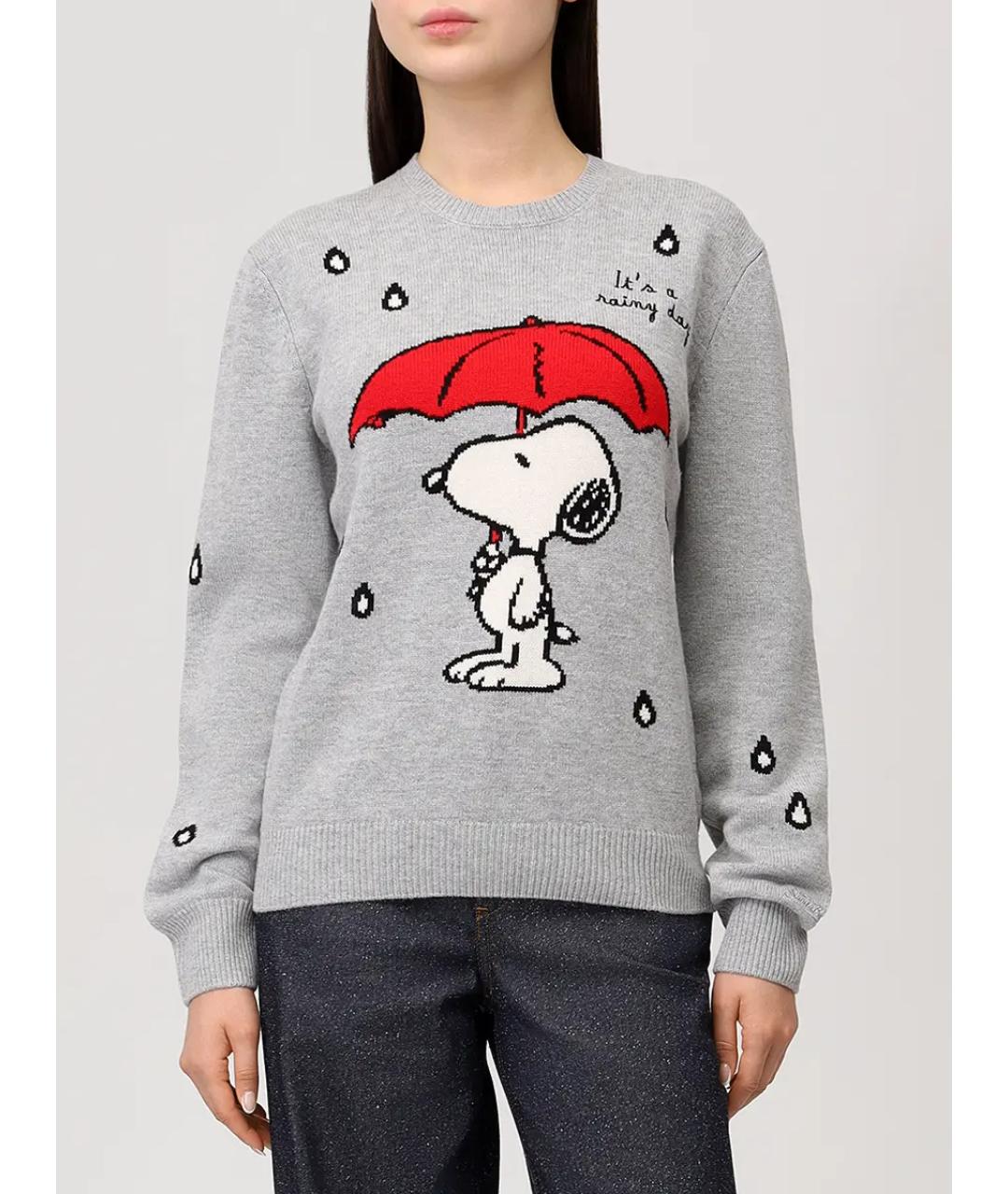 MC2 SAINT BARTH Серый шерстяной джемпер / свитер, фото 2