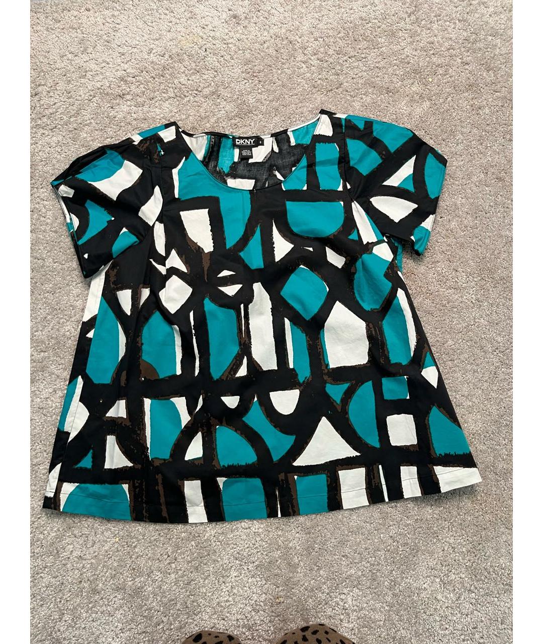 DKNY Мульти хлопковая блузы, фото 8