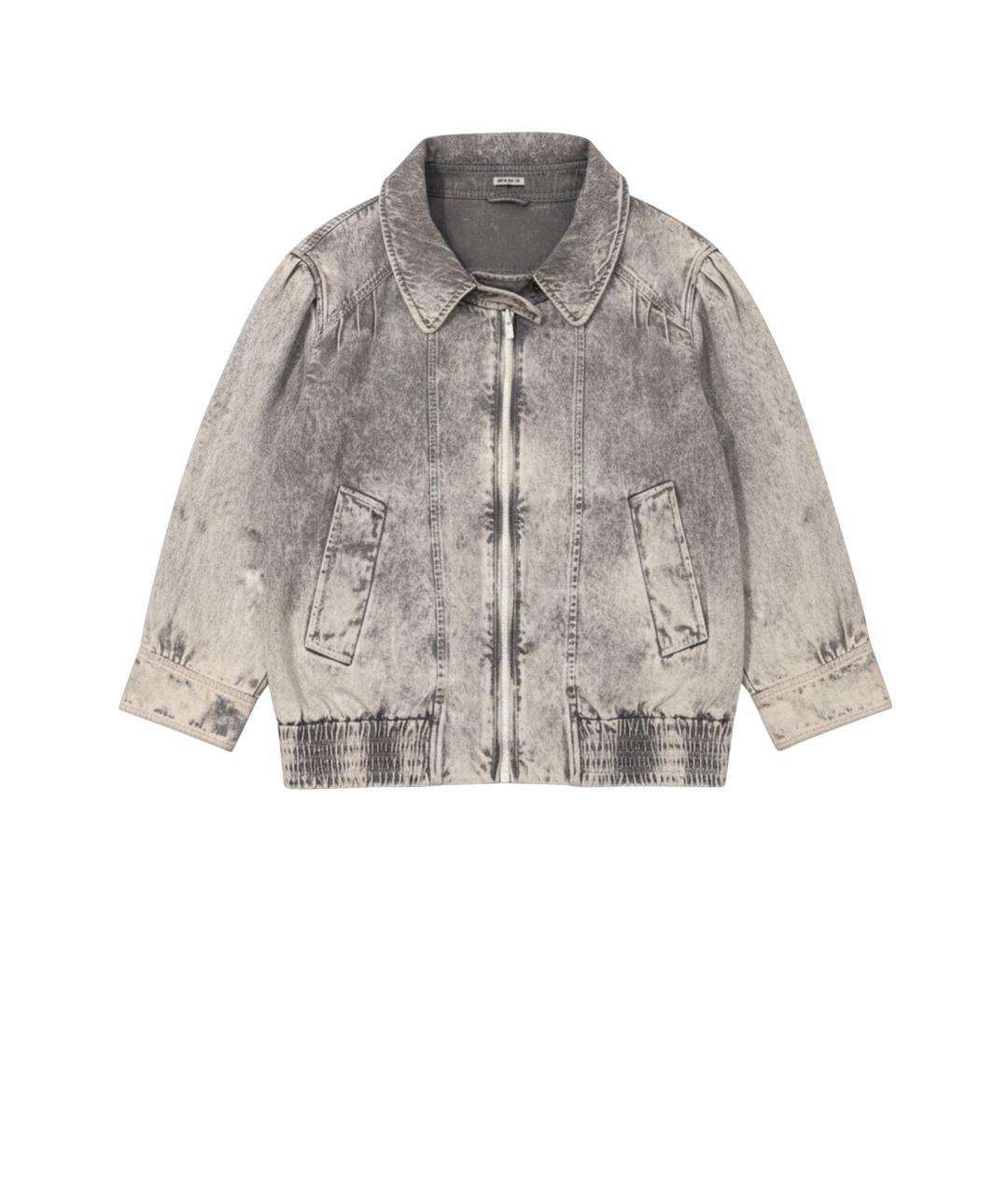 MIU MIU Серая хлопковая куртка, фото 1