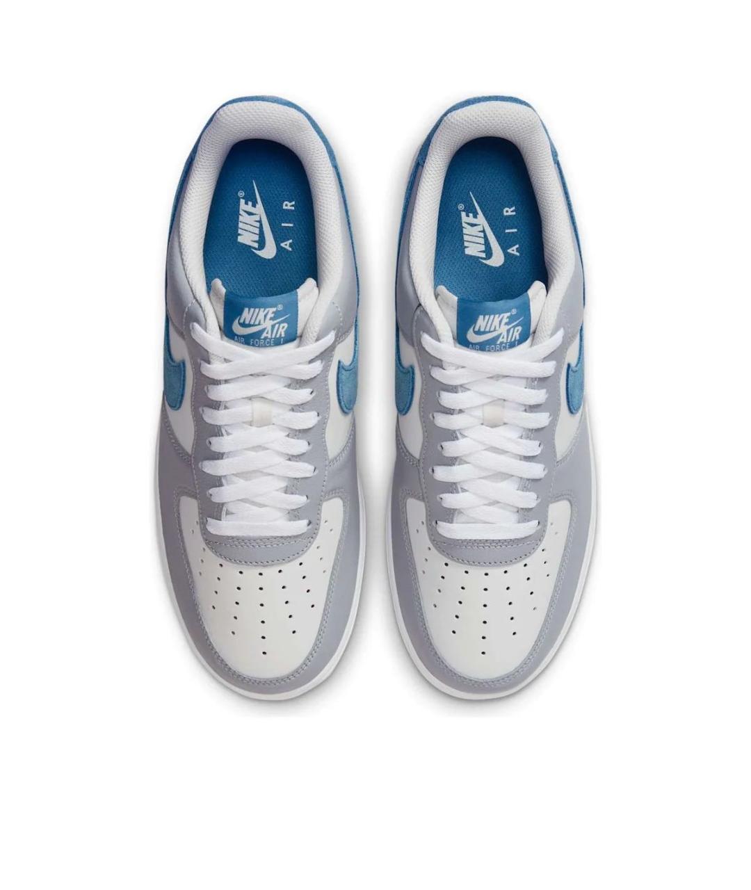 NIKE Серые замшевые низкие кроссовки / кеды, фото 3