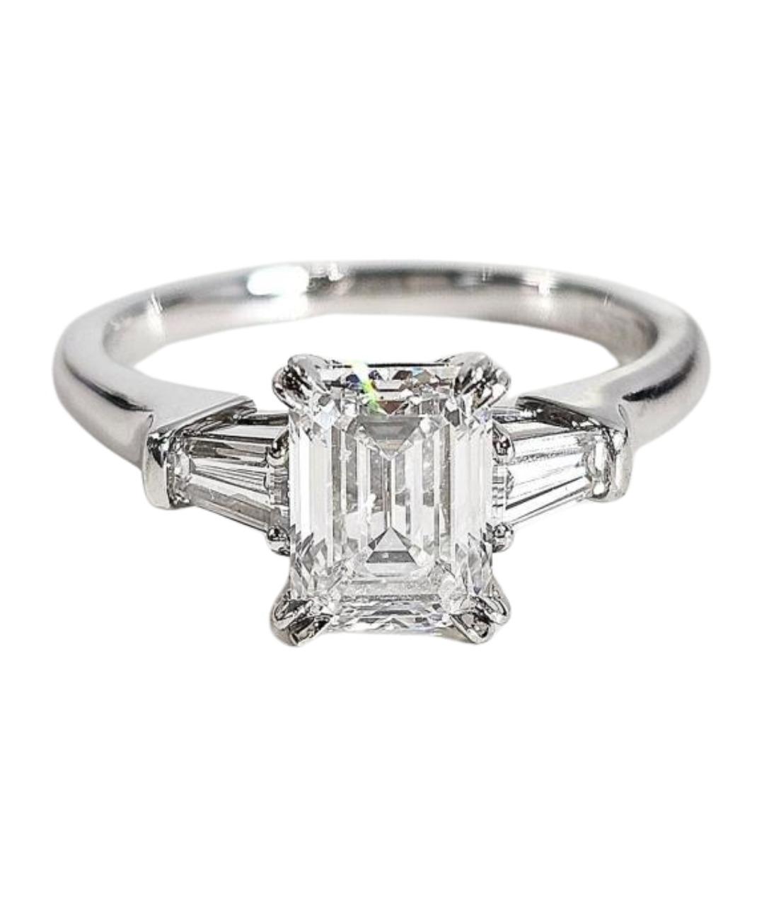 Harry Winston Серебряное платиновое кольцо, фото 1