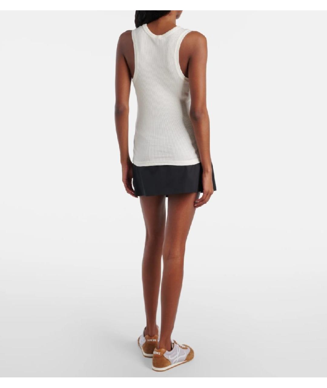 LOEWE Белая хлопковая майка, фото 2