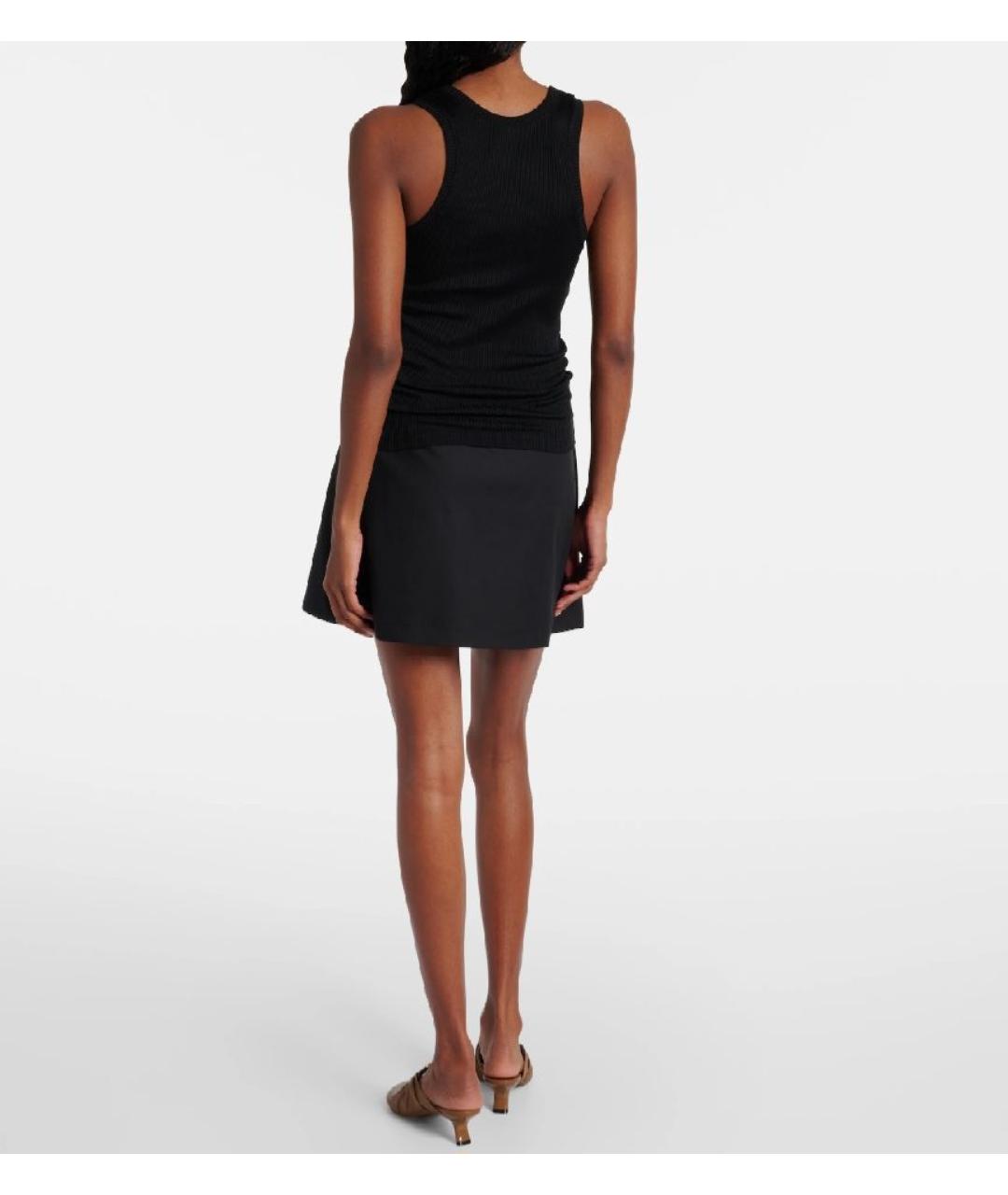 LOEWE Черная хлопковая майка, фото 2