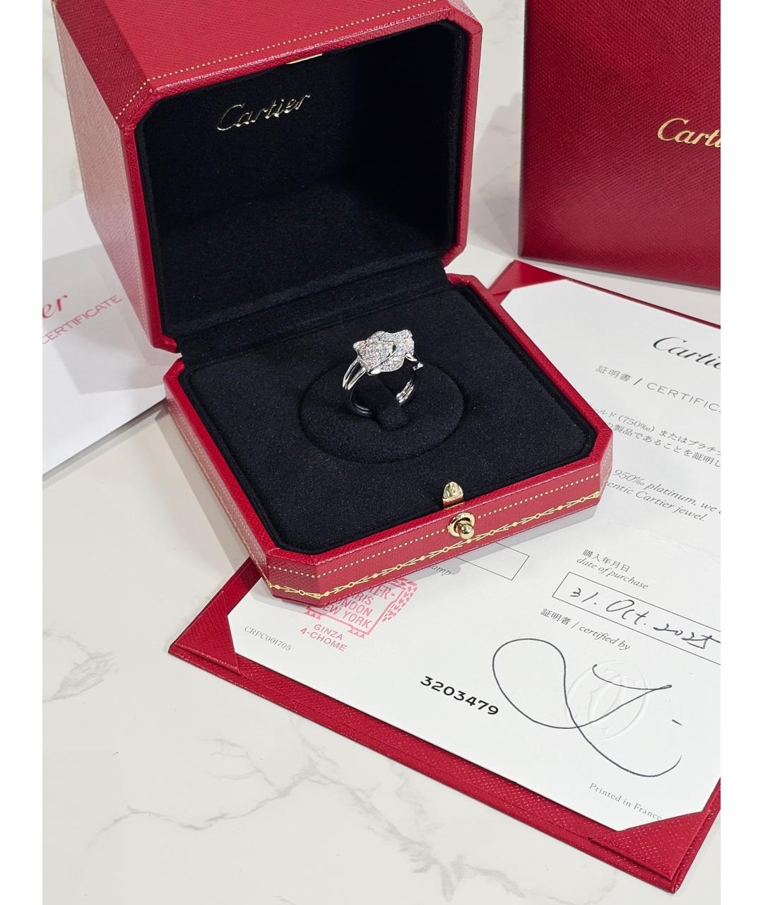 CARTIER Серебряное кольцо из белого золота, фото 2