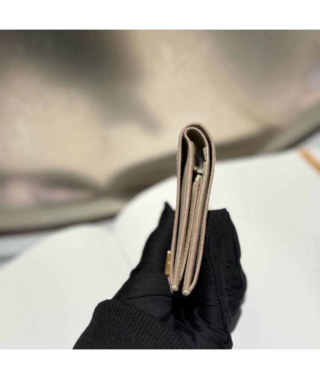 HERMES Белый кожаный кошелек, фото 9