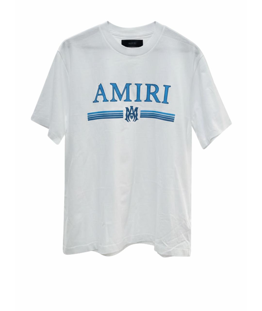 AMIRI Белая хлопковая футболка, фото 1